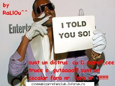 asta e cu  dedicatie 



ptr   boul ala se crede  regele  popului