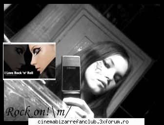 Bella-my person - pozik noua:P name:I love rock - � Pictures with us �