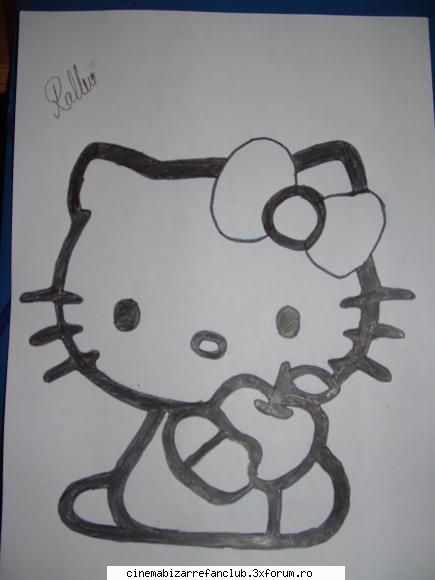 �╚�Stяιfulιиα �╗� - hellauu kity varianta alb negru ^^ - � Fan Art �
